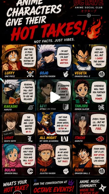 Latest OctaveATL Instagram reel — Atlanta anime social club